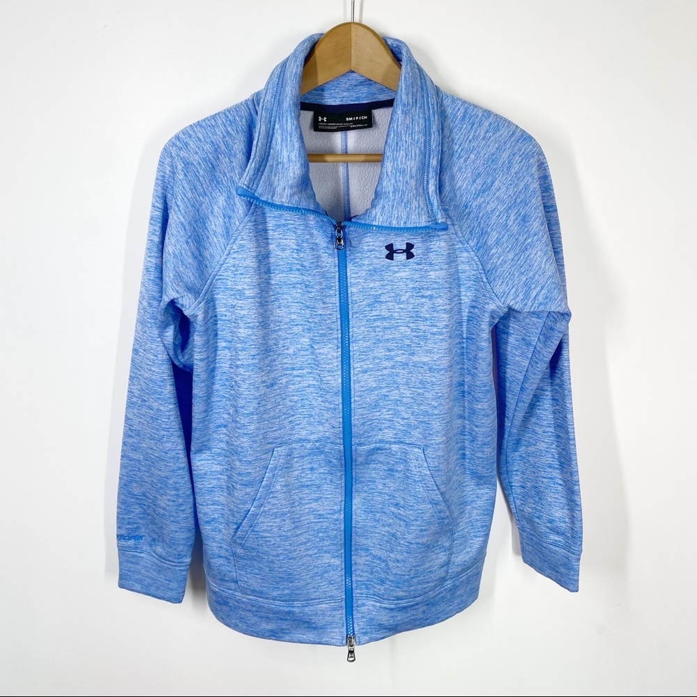 Under Armour Blue Zip Up Jacket Small